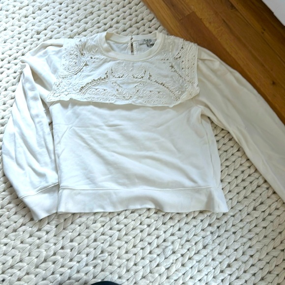 Sea New York Lace Sweatshirt - Picture 1 of 3